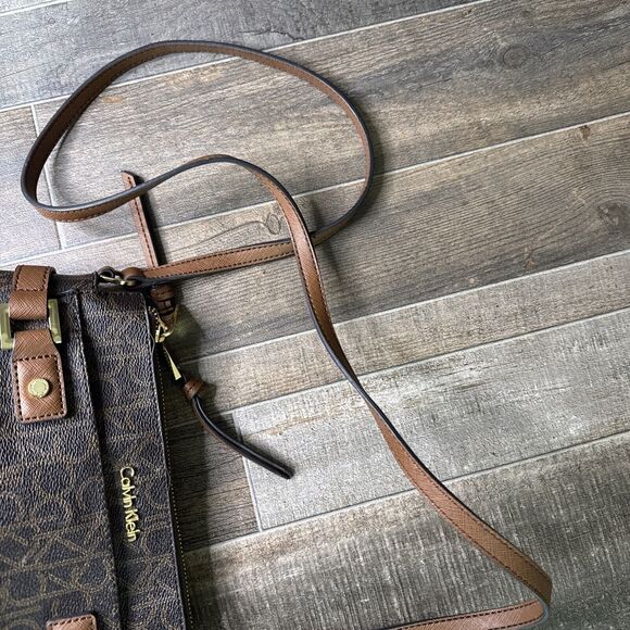 Calvin Klein Signature PVC Small Shoulder Crossbody Bag - Picture 15 of 16